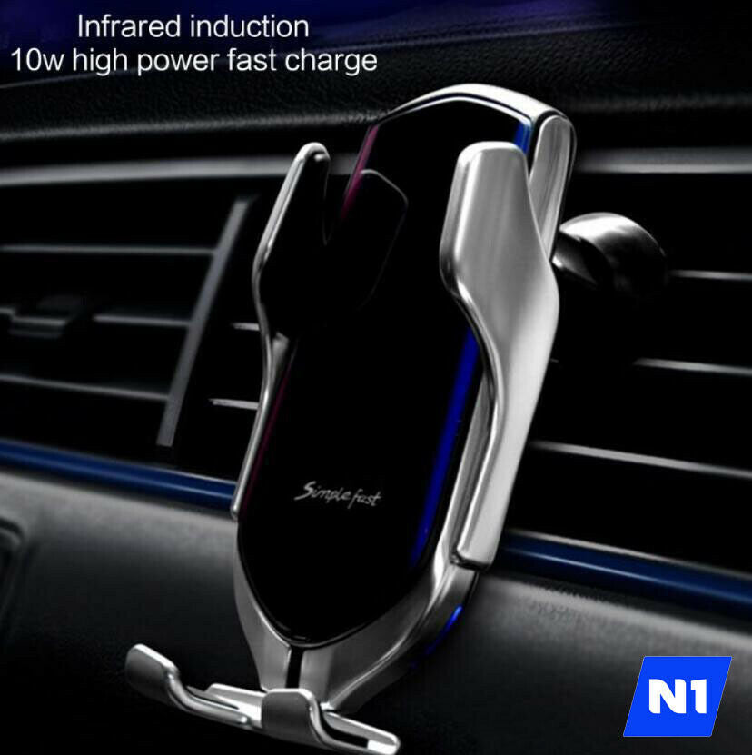 Wireless Car Charger Automatic Clamping Smart Sensor Car Air Vent Phone Wireless Charger Holder 10 W