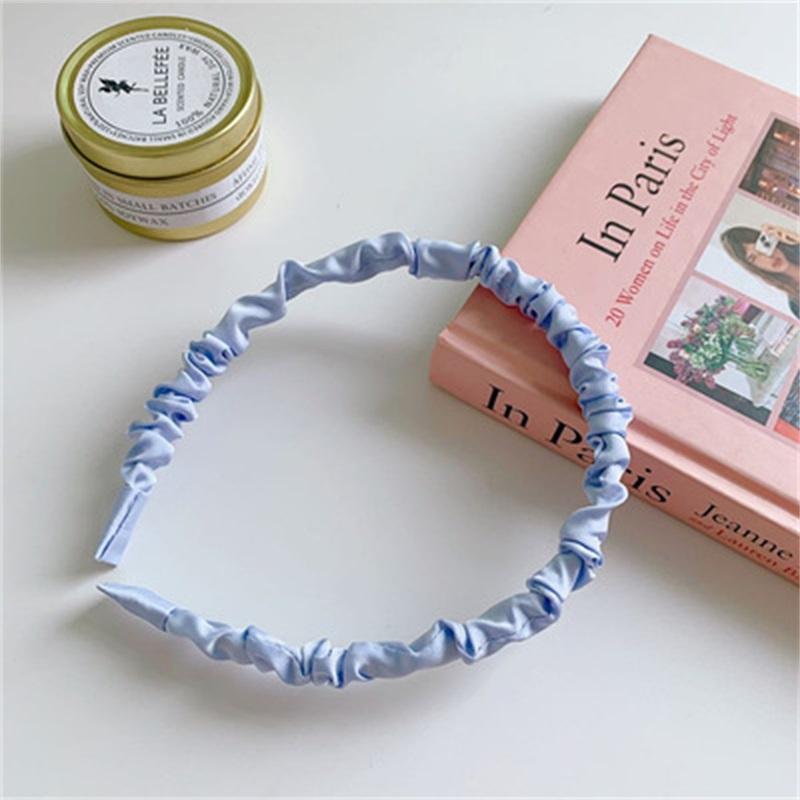 N1 Wrinkled Hairband Casual Design Women's Hair Hoop Headband, Hair Accessories