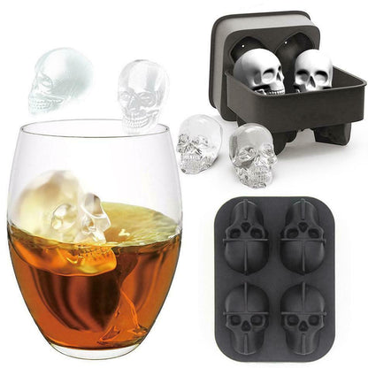 Ice Cube Maker 3D Mold Bar Party Silicone Trays Fun Shapes Molds, Silicone Mold for ice, chocolate cakes designs