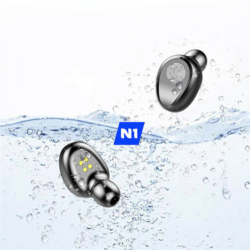 N1 Bluetooth 5.0 Headset Wireless Earphones Mini Earbuds Stereo Headphones IPX6