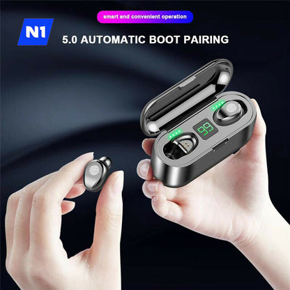 N1 Wireless Bluetooth 5.0 Headset Earphones Twins Earbuds Stereo Headphones