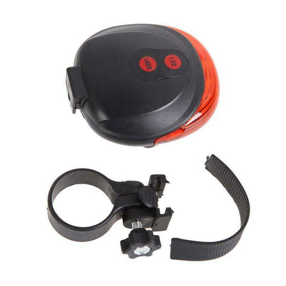 N1- Bike Light Rear Tail 5 LED + 2 Laser Flashing Safety Warning, High flash Leaser Beam for your Bicycle