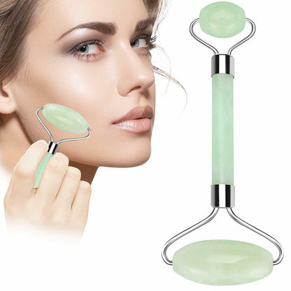 Facial Massage Jade Roller Slimming Face Body Eye Head Neck Beauty Best Tool