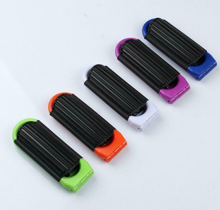 Portable Folding Hair Brush With Mirror Compact Travel Comb