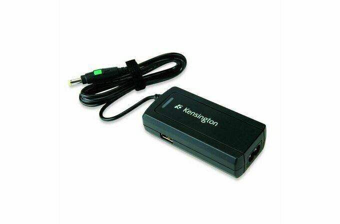 Kensington Universal Notebook And Phone Charger 19V 2.5A With Laptop Power Supply Cord