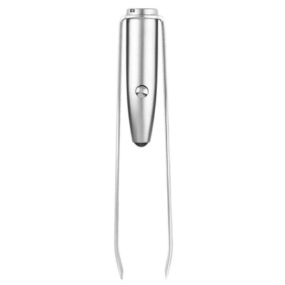 N1- Stainless Steel Make Up LED Eyebrow Hair Removal Tweezers