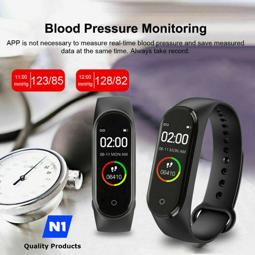 N1 Smart Watch Band Heart Rate Blood Pressure Monitor Tracker Fitness Wristband