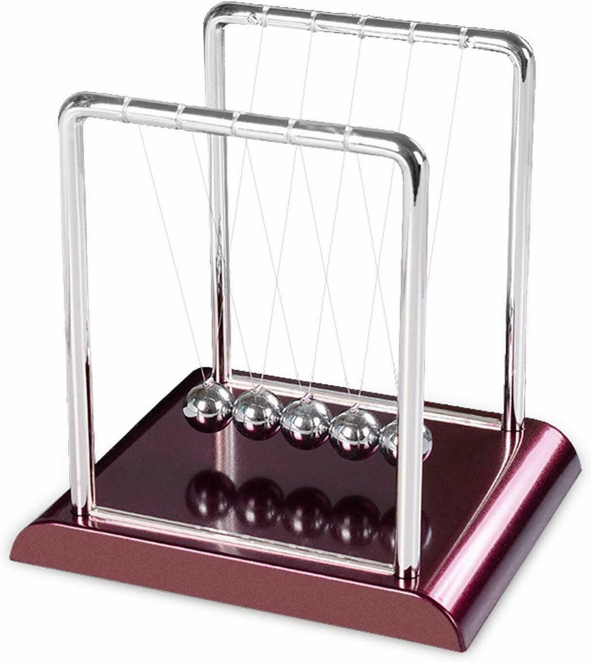 Newtons Cradle Office Desk Toy Kenetic Education Gravity Balance Balls