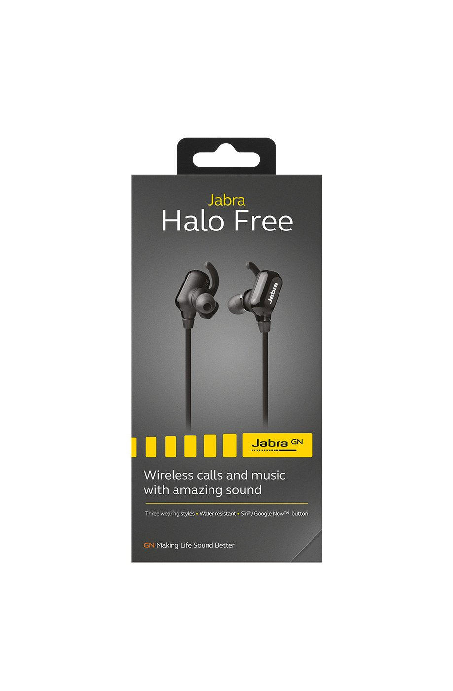 Jabra HALO FREE Bluetooth Wireless In-Ear Earphones with Mic