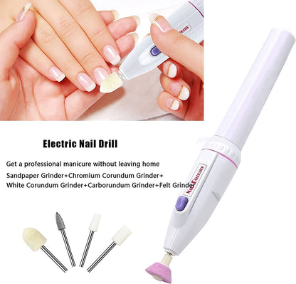 5 In 1 Manicure Pedicure Nail Drill Set Professional Electric Nail File Grinder Grooming Personal Manicure and Pedicure