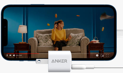 Anker Powerport PD Nano 20W USB-C Wall Charger - White