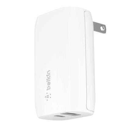 Belkin USB C Wall Charger 32W PD with 20W USB C & 12W USB A Ports for USB-C Power Delivery Compatible with iPhone And Android