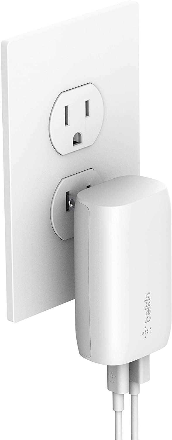 Belkin USB C Wall Charger 32W PD with 20W USB C & 12W USB A Ports for USB-C Power Delivery Compatible with iPhone And Android