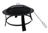 Nicole Miller Patio 30 Inch Wood-Burning 4 Legs Fire Pit in Black