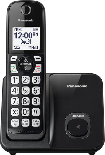 Panasonic Cordless Phone with Call Block and Contrast Displays KX-TGD513B/ KX-TGD512B/ KX-TGD510B