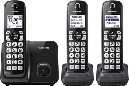 Panasonic Cordless Phone with Call Block and Contrast Displays KX-TGD513B/ KX-TGD512B/ KX-TGD510B