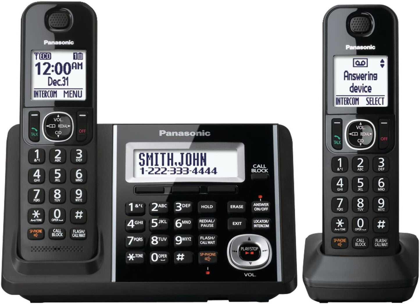 Panasonic KX-TGF340B DECT 1-Handset Landline Telephone