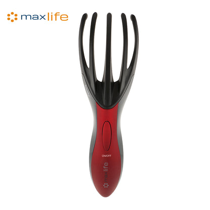 Max Life - Electric Head Massager, Neck Massage, Octopus Shape Vibration Scalp Massage Tool for Stress Release, Relaxation, Spa Therapy Healing