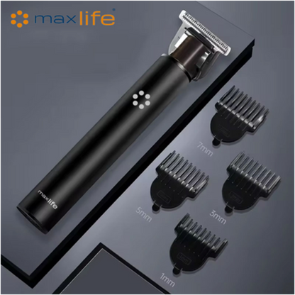 Rechargeable Electric Hair Trimmer Beard Haircut Grooming Kit with Precision T-Blade