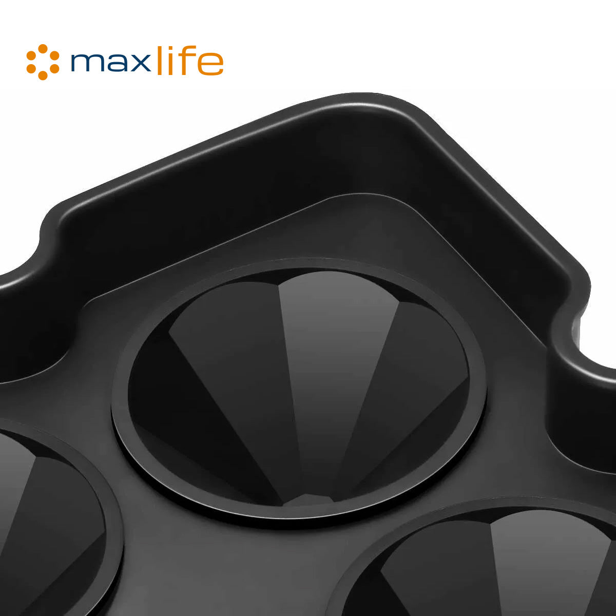 Max Life - Silicone 3D Diamond ICE Cube Tray Maker Mold Whiskey Cocktails