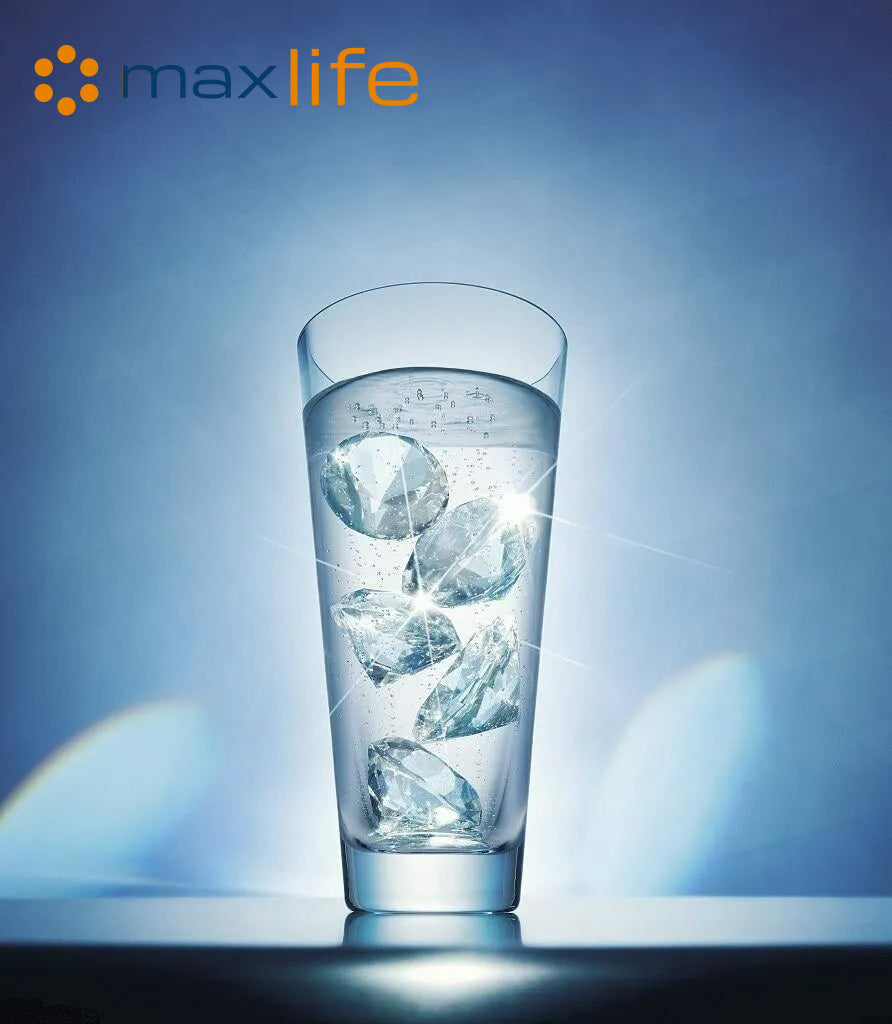 Max Life - Silicone 3D Diamond ICE Cube Tray Maker Mold Whiskey Cocktails