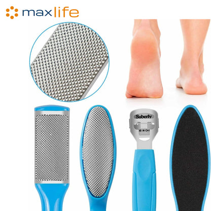 MaxLife Professional Stainless Steel Pedicure Tools Set 20 in 1, Foot Care Kit