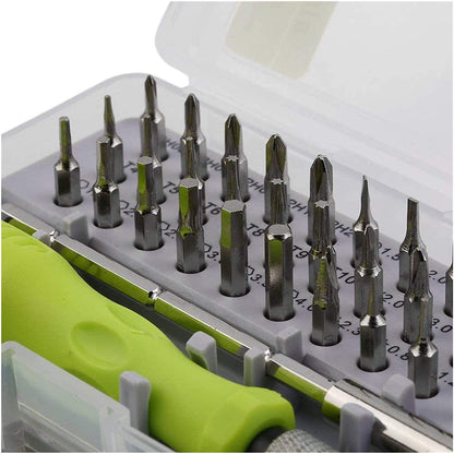 Precision Screwdriver Set 32 in 1 Multifunction Professional Magnetic Screwdriver Set Kits Repair Tools Screwdriver for Phones Laptop Computer Glasses