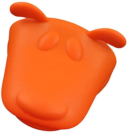 Silicone Oven Gloves Heat Resistant Mini Mitt Pot Holder Dog Head Shaped