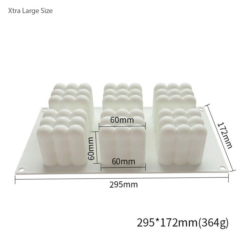 Ice Cube Maker 3D Mold Bar Party Silicone Trays Fun Shapes Molds, Silicone Mold for ice, chocolate cakes designs