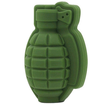 Ice Cube Mold 3D Grenade Shape Maker Bar Party Silicone Trays Mold