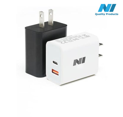 N1- PD 3.0 Fast Charger 18W 2-Port USB C Charger, Universal Fast Charger for iPhone 12/12 Mini/12 Pro Max, USB C Wall Charger for iPhone 11 Pro Max