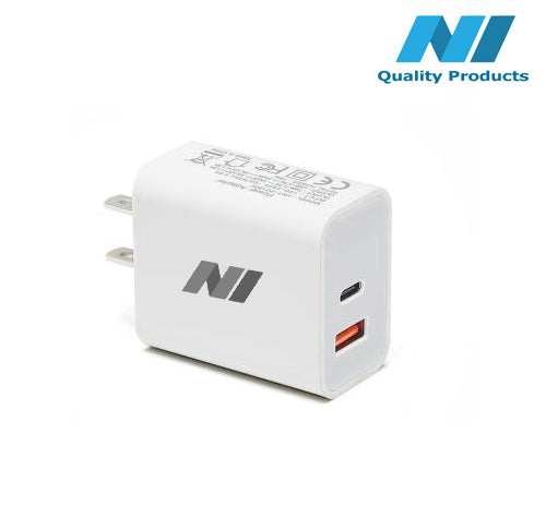 N1- PD 3.0 Fast Charger 18W 2-Port USB C Charger, Universal Fast Charger for iPhone 12/12 Mini/12 Pro Max, USB C Wall Charger for iPhone 11 Pro Max