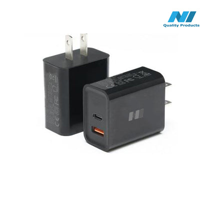 N1- PD 3.0 Fast Charger 18W 2-Port USB C Charger, Universal Fast Charger for iPhone 12/12 Mini/12 Pro Max, USB C Wall Charger for iPhone 11 Pro Max