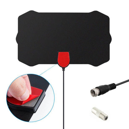 N1-HDTV Digital TV Antenna 4K 1080P , 300 Miles Range, HDTV Vhf Uhf, Watch Free Channels, Antenna + Amplifier