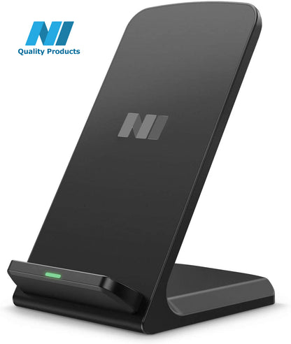 N1 Wireless Charger, Qi Certified Wireless Charging Stand Compatible with iPhone, Samsung Output Power