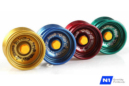 N1 Professional Aluminum Magic Yoyo K1 Spin ABS Yoyo 8 Ball KK Bearing with Spinning String for Kids