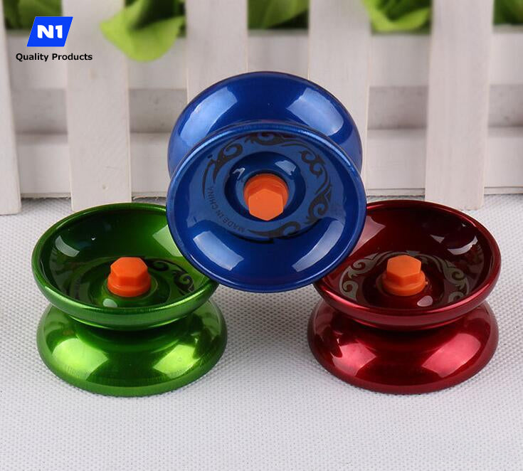 N1 Professional Aluminum Magic Yoyo K1 Spin ABS Yoyo 8 Ball KK Bearing with Spinning String for Kids