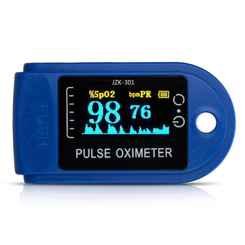 Finger Pulse Oximeter Blood Oxygen Saturation SpO2 Heart Rate O2 Monitor CE