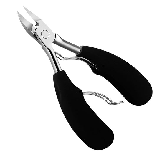 Sharp Stainless Steel Toenail Clippers for Thick or Ingrown Nails, Soft Non-Slip Handle Nails Cutter