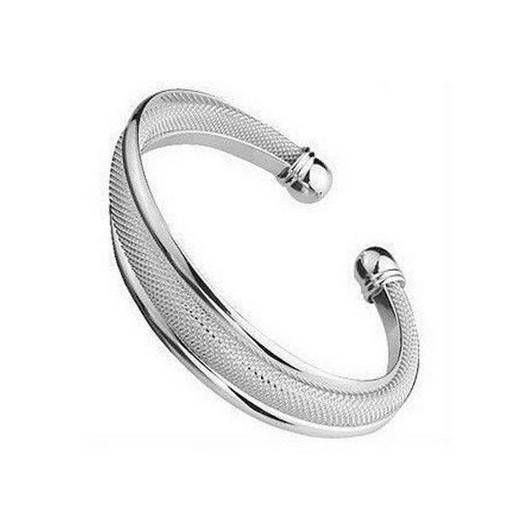 Silver Plated Twist Bracelet