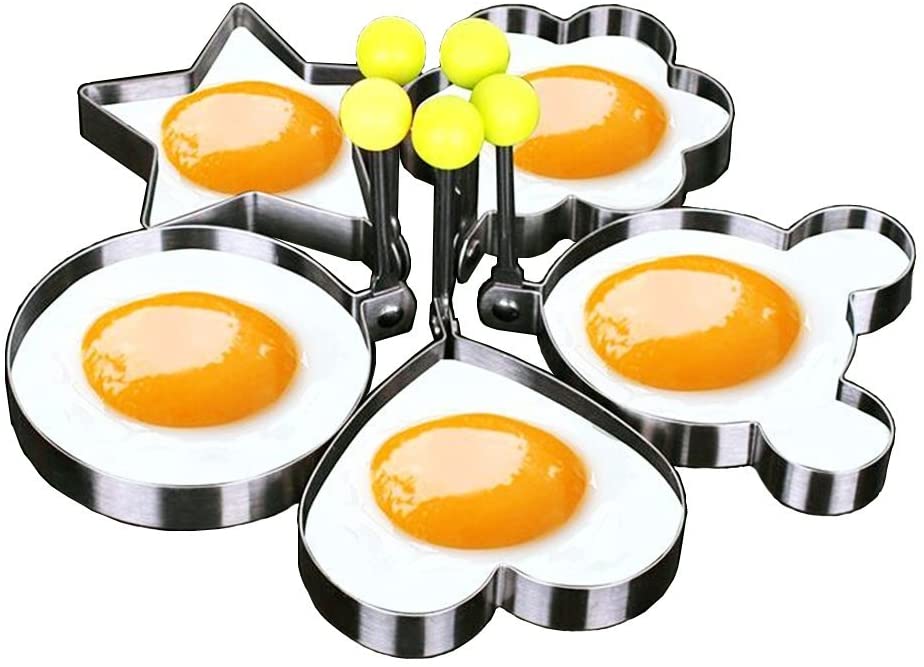 Best Pancake Mold Stainless Steel Fried Egg Kitchen Tool (Set Of 4 or 5)