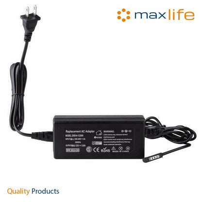 Power supply AC Charger Adapter 12V 3.6A for Microsoft Surface Pro/ Pro 2 Tablet