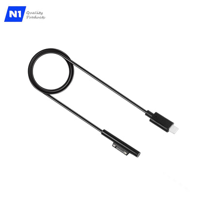 N1- USB Cable Type C , AC Charger Adapter for Microsoft Surface Pro 3, Pro 4, Pro 5, Pro 6, Pro 7 Tablet - 5 Ft