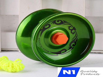 N1 Professional Aluminum Magic Yoyo K1 Spin ABS Yoyo 8 Ball KK Bearing with Spinning String for Kids