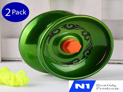 N1 Professional Aluminum Magic Yoyo K1 Spin ABS Yoyo 8 Ball KK Bearing with Spinning String for Kids