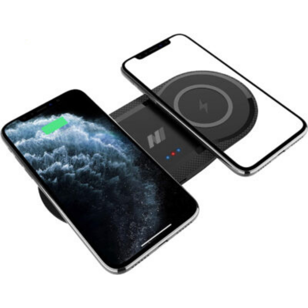 N1 Dual Wireless Charger Pad, 10W Max 2 in 1 Wireless Charging