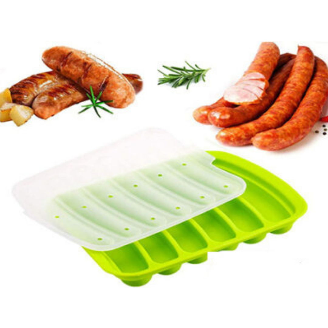 N1 Silicone Sausage Mold, Baking and ice Mold , DIY homemade Sausage Hot Dog Mold, lce and Candy Maker