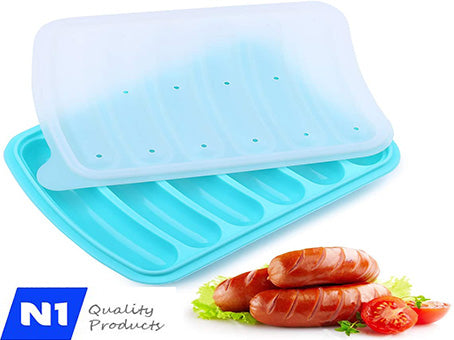 N1 Silicone Sausage Mold, Baking and ice Mold , DIY homemade Sausage Hot Dog Mold, lce and Candy Maker