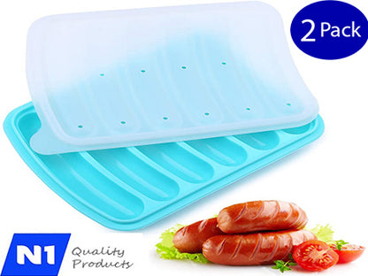 N1 Silicone Sausage Mold, Baking and ice Mold , DIY homemade Sausage Hot Dog Mold, lce and Candy Maker