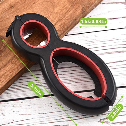 Multi Purpose Opener , All sizes Bottle Opener for Jars, Soda Can, Wine, Beer Lid Twist Off All in one